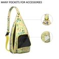thumbnail image 2 of Sports Sling Backpack - Baseball, Football, Soccer, Basketball Print – Lightweight Crossbody Bag for Hiking, Gym, Travel – Athletic Gift for Sports Lovers, 2 of 4