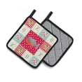 thumbnail image 2 of Carolines Treasures CK5495PTHD Piranha Love Pair of Pot Holders, Red, 7.5HX7.5W, multicolor, 2 of 4