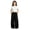 Z319 Black, variant on Landzoo Little Girls Athletic Cargo Pants Wide Leg With Pockets And Drawstring Fall Casual Kid Girls Baggy Trousers