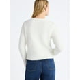 thumbnail image 3 of Free Assembly Women's Nubby Cardigan with Welt Pockets, Midweight, Sizes XS-XXL, 3 of 5