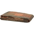 thumbnail image 2 of VHC Brands Crosswoods Patchwork Cotton Primitive Bedding Pre-Washed Twin Quilt, Dark Olive Green, 2 of 7