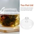 thumbnail image 3 of Transparent Glass Teapot Lid Replacement for Household Tea Kettle, Teaware Cover, Easy Fit Replacement Lid, 3 of 6