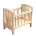 thumbnail image 2 of Dormitorio en Miniatura Cama 1:12 Accesorios para Muebles , Beige, 11,2 cm x 7 cm x 10,2 cm Hugo Cama infantil para muñecas, 2 of 8