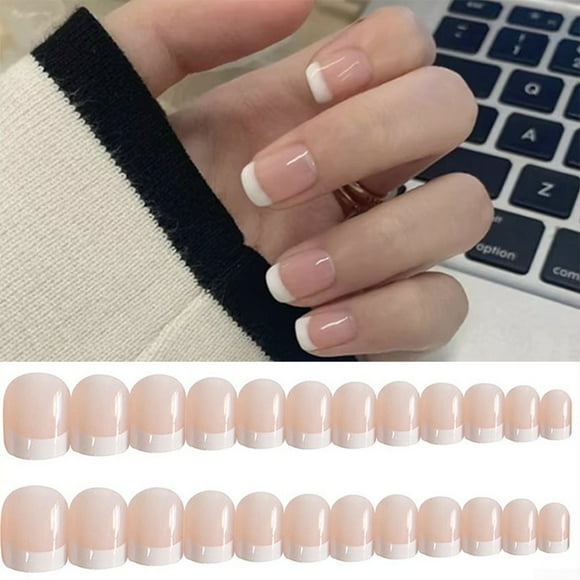 Oval French Manicure