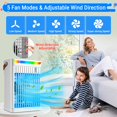 thumbnail image 4 of Miniventilador 5 en 1 de aire acondicionado portátil lgtlqt, color blanco, 4 of 8