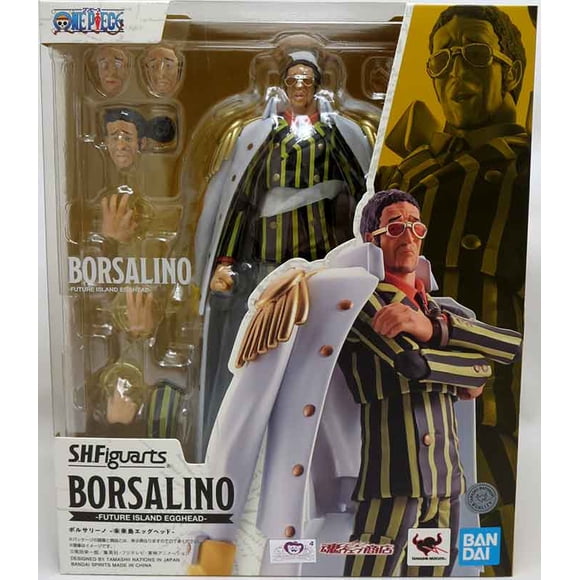 One Piece Figurine Articulée de 6 Pouces S.H. Figuarts Exclusive - Borsalino Future Island Egghead
