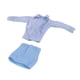 thumbnail image 5 of Ropa de muñeca perfecl 1/6 conjunto de Camisa uniforme para figura de mujer 12 pulgadas azul, 5 of 8