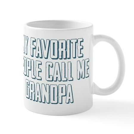 

CafePress - My Favorite People Call Me Grand - 11 oz Ceramic Mug - Novelty Coffee Tea Cup