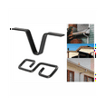 thumbnail image 4 of Rain Chain Gutter Adapter, Black V-Shaped Rain Chain Adapter with S-Shaped Hook, Rain Chain Hook for Outside, 4 of 8