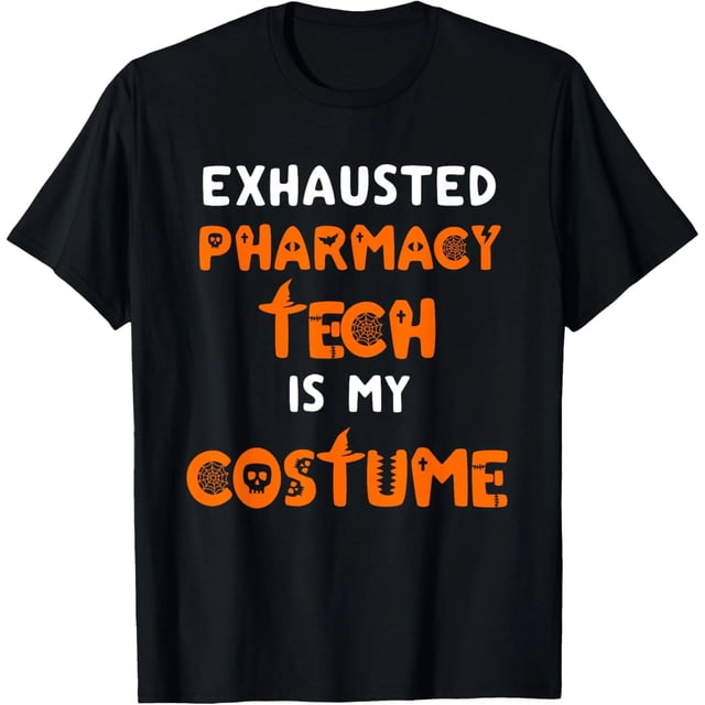 Playera de Halloween para Técnico de Farmacia - Diseño Gracioso de Farmacéutico - Regalo Divertido - Talla M a 4XL - Mujer