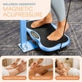 thumbnail image 4 of Lifepro TrimLite Vibration Plate 260 lbs, Vibrating Plate for Exercise, Lymphatic Drainage with Handles and Magnetic Acupoints, 99 Speed Levels, Bluetooth Speakers, Resistance Bands, Blue, 4 of 11