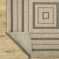 thumbnail image 5 of Livabliss Outdoor Rugs, 5ft Round Encore Cottage Tan Square Area Rug for Patio, Porch, Deck, Backyard, Waterproof Indoor Outdoor Carpet (5'3" x 5'3"), 5 of 5