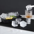 thumbnail image 3 of Bandeja de hielo grande con rejilla de 4/6/8/15, molde gigante Jumbo grande de silicona de calidad alimentaria, bandeja cuadrada para cubitos de hielo, molde DIY, bandeja para cubitos de hielo, 3 of 5