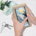 thumbnail image 1 of Leather Crossbody Phone Bag For Women With Touch Screen Access And Key Storage 1 Pack, 1 of 5