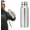 D, variant on Stainless Steel Water Bottle, Single Wall Wide Mouth with Handle Loop, Leak Proof for Camping