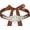 Mocha, variant on Bridal Belt Wedding Dress Handmade with Sparkly Crystal Rhinestone Ribbon Sash