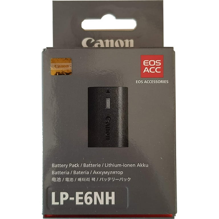 Canon Rechargeable LP-E6NH Lithium-Ion Battery Pack (2-Pack Canon Rechargeable LP-E6NH Lithium-Ion Battery Pack (2-Pack