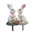 thumbnail image 3 of Rabbits de jardín de Pascua de estaca de letrero de patio de animales 2d adorno, decoración decorativa, decoración de Pascua, impermeable para la, 3 of 8