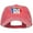 Red, variant on Iowa State Flag Map Embroidered Washed Cap - Red OSFM