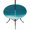 Blue Green, variant on Round Outdoor Tablecloth with Umbrella Hole and Zipper, Ombre Waves Tablecloth with Elastic Waterproof, Abstract Art Gradient Brown Modern Patio Table Covers for 31" - 35" Picnic Pool Tables