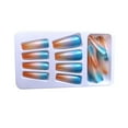 thumbnail image 2 of Juego de tiras de uñas Seitruly de colores puntas falsas en forma de T CE011633-02, 2 of 6