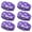 B, variant on Soccer Party Hair Bands, Set of 6 Piece Breathable Stretch Fabric Headbands Wide Edged Gift For Men And Women