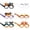 Multicolor,A, variant on 6 Pack Halloween Party Glasses Set, Funny Pumpkin Ghost Design Spooky Eyeglasses Props, Novelty Costume Eyewear for Youngster, Festive Photo Booth Props for Halloween Party Favor Home Holiday Decor