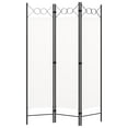 thumbnail image 2 of vidaXL Freestanding 3-Panel Folding Room Divider Black 47.2"x70.9" Fabric Privacy Screen, 2 of 123
