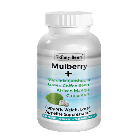 Skinny Bean MAX-White MULBERRY leaf extract + Garcinia Cambogia + Green Coffee Bean + African Mango + Cinnamon