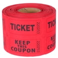 thumbnail image 2 of Shisuyan Billet Universel Papier Rouge 500 Pcs Rouleau pour Parc d'Attractions et Carnavals 2x1in, 2 of 8