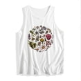 thumbnail image 4 of Mifsaly Floral Sleeveless Tops for Women Crew Neck Tank Tops Cotton Botanical Graphic Summer Camisole Slim Fit Layering Shirts Daily Wear Lightweight Breathable Soft T-Shirts XL, 4 of 4