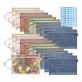 thumbnail image 1 of Paquete de 20 Bolsas de con Cremallera, Bolsas de de Nailon de Doble Pared para Juegos de Mesa y Almacenamiento de Rompecabezas, 1 of 5