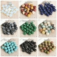 thumbnail image 4 of U8MO Natural Stone Round 4mm 6mm 8mm 10mm Loose Gemstone Beads For DIY Bracelet-Goldstone-8mm (30pcs), 4 of 9