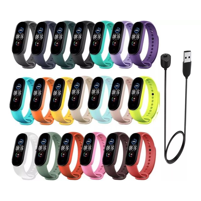 20 Correa Para Xiaomi Band 5 6 7 Reloj Extensibles +cargador
