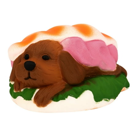 Hamburger Dog Squishy Slow Rising Cream Scented Decompression Toys - Walmart.com
