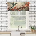thumbnail image 3 of Hummingbird Curtain Valances Bird Flowers Branch Floral Nature Thermal Insulated Room Darkening Curtain for Dinning Room 54 by 18 in, 1 Panel, 3 of 6