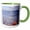 Green/White, variant on 3drose, Conch Shell, Grand Bahama Island, Caribbean-ca05 Jda0000 - Janell Davidson, 15oz Mug