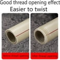 thumbnail image 4 of Dual-Function Pipe Threading Tool Kit (2-Piece Set) - Internal & External Pipe Thread Cutter for 1/2", 3/4", 1" PVC Pipes - Electric Drill Compatible Pipe Threader for Home Plumbing Repairs, 4 of 8