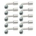 thumbnail image 1 of Car AC Angled Connector,10PCs Car Air Conditioner Car AC Aluminum Joint Car Air Conditioner Aluminum Pipe Precision Engineered, 1 of 5