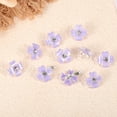 thumbnail image 5 of Unique Bargains 20 Pcs Small Flower Hair Clips Mini Flower Hair Clips for Girls Rhinestone Mini Flower Hairpin Purple, 5 of 7