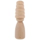 thumbnail image 1 of Figura de madera, muñeco de madera con clavija, juguete de simulación, muñecos de madera con clavija en blanco, decoración de mesa de arena, 1 of 8