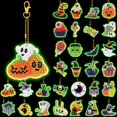 thumbnail image 1 of 30 llaveros WILLBOND con diamantes que brillan en la oscuridad para Halloween, 1 of 6