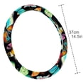 thumbnail image 4 of Flower Butterfly Printed 14.5 Inch PVC Leather Steering Wheel Covers for Car Wheel Styling - Auto Accessories and Steering Wheel Cover, 4 of 6