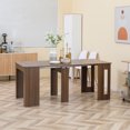 thumbnail image 2 of HOMCOM Table Pliable, Table à Manger Extensible Pouvant Accueillir jusqu'à 6 Personnes, 2 of 10