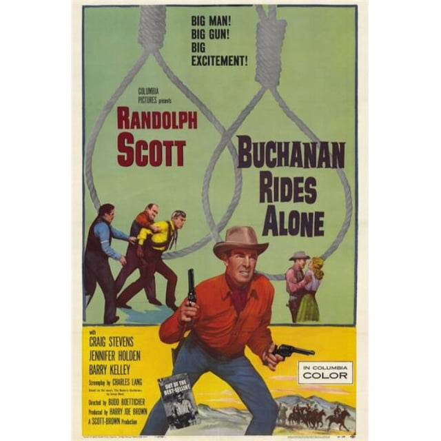 Posterazzi MOVGH4710 Buchanan Rides Alone Movie Poster - 27 x 40 in.