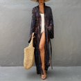 thumbnail image 2 of Swimsuit Coverup for Women Beach Kimono Bathing Suit Cover Ups Long Lightweight Summer Cardigan, 2 of 7
