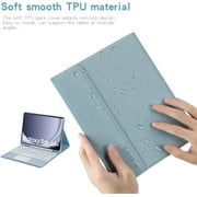 Touch Keyboard Case for Samsung Galaxy Tab A9 Plus 11'' 2023 (SM-X210/X216/X218), with Pencil Holder - Magnetically Detachable Touch Bluetooth Keyboard