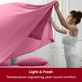 Mellanni Twin Flat Sheet Only, Hotel Luxury Soft Microfiber Top Sheet