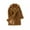 Brown, variant on Coats for Girls Teddy Long Coat Fluffy Faux Fur Trench Jacket Fall Winter Warm Outerwear Jacket