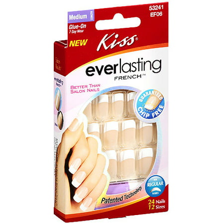 Kiss Everlasting ongles Kit français, 24ct